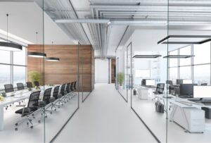delmatic wireless lighting controls for global tech hq